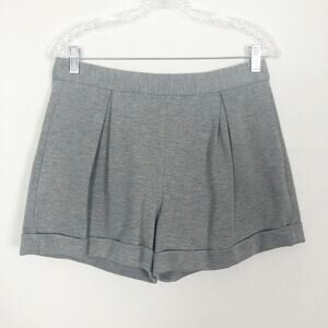 Robert Rodriguez Heathered Gray Pleated Shorts Size Large